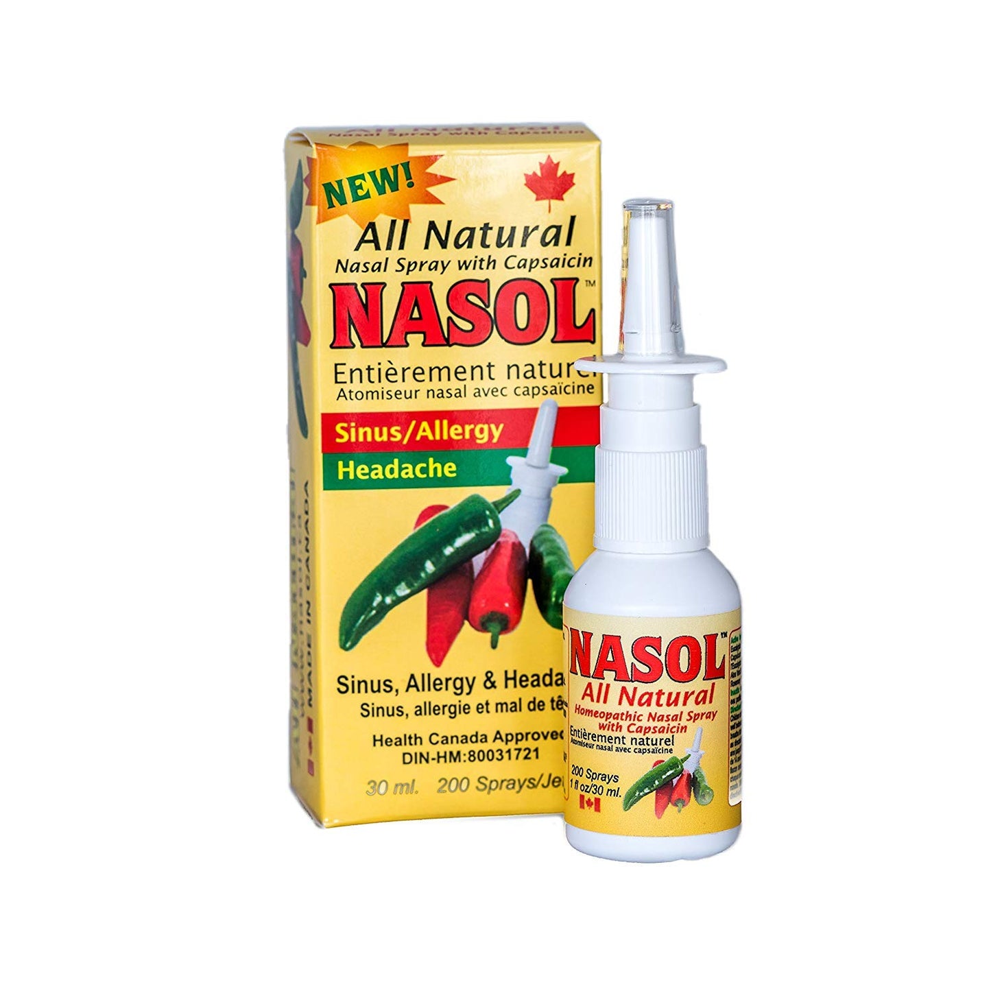 Nasol - All Natural Nasal Spray - NasolRE Canada